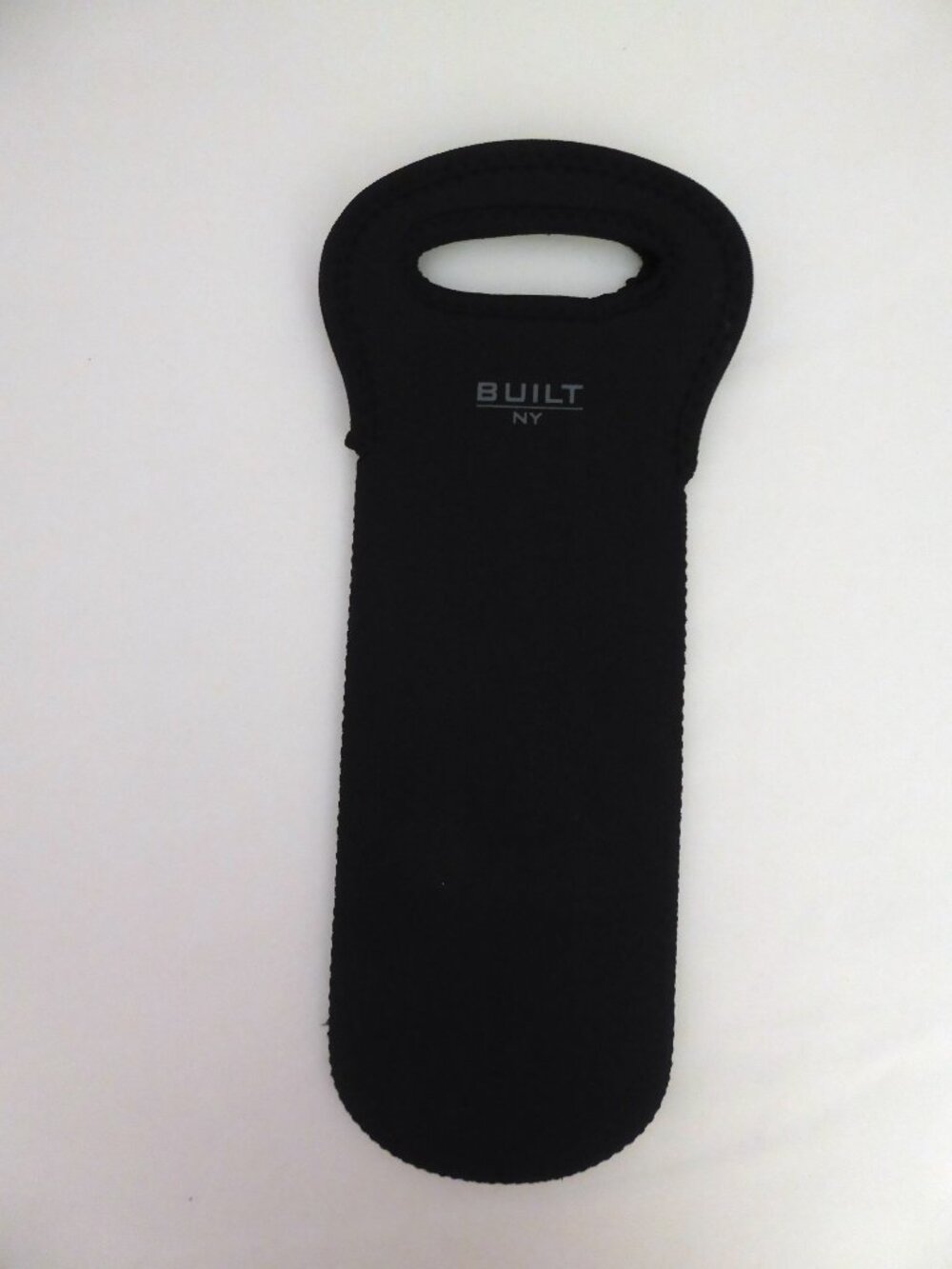 NEW WINE BOTTLE TOTE CARRIER BLACK NEOPRENE BUILT NY BRAND